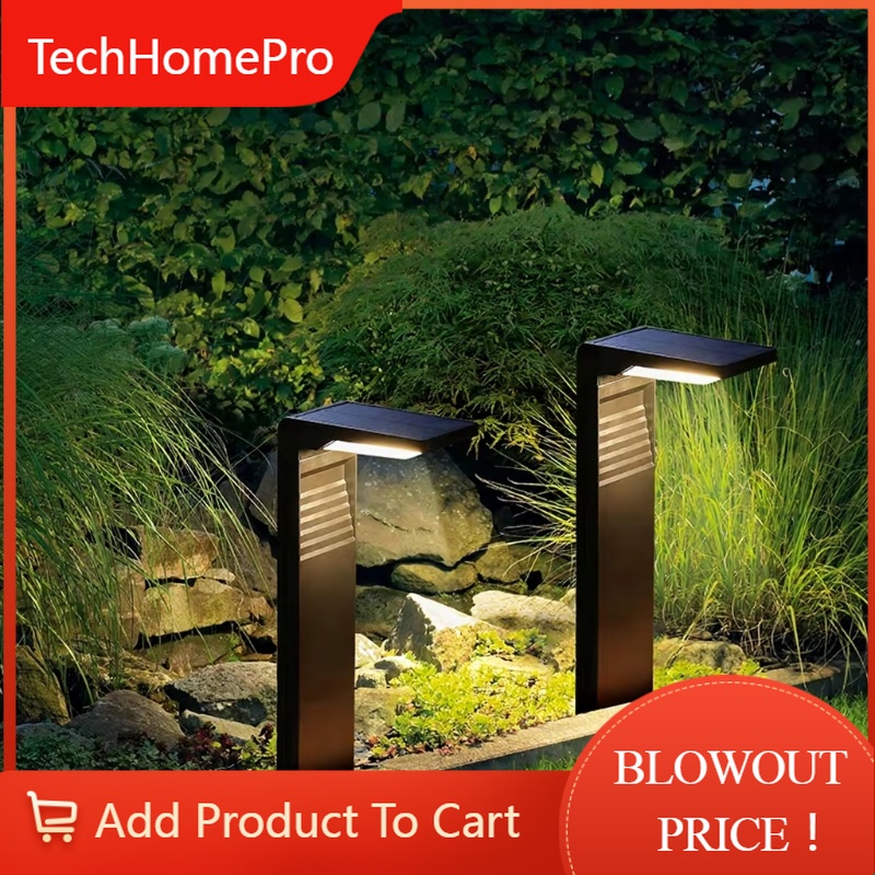Outdoor Power Brush - TechHPSolar 전원 방수 LED 정원 조명