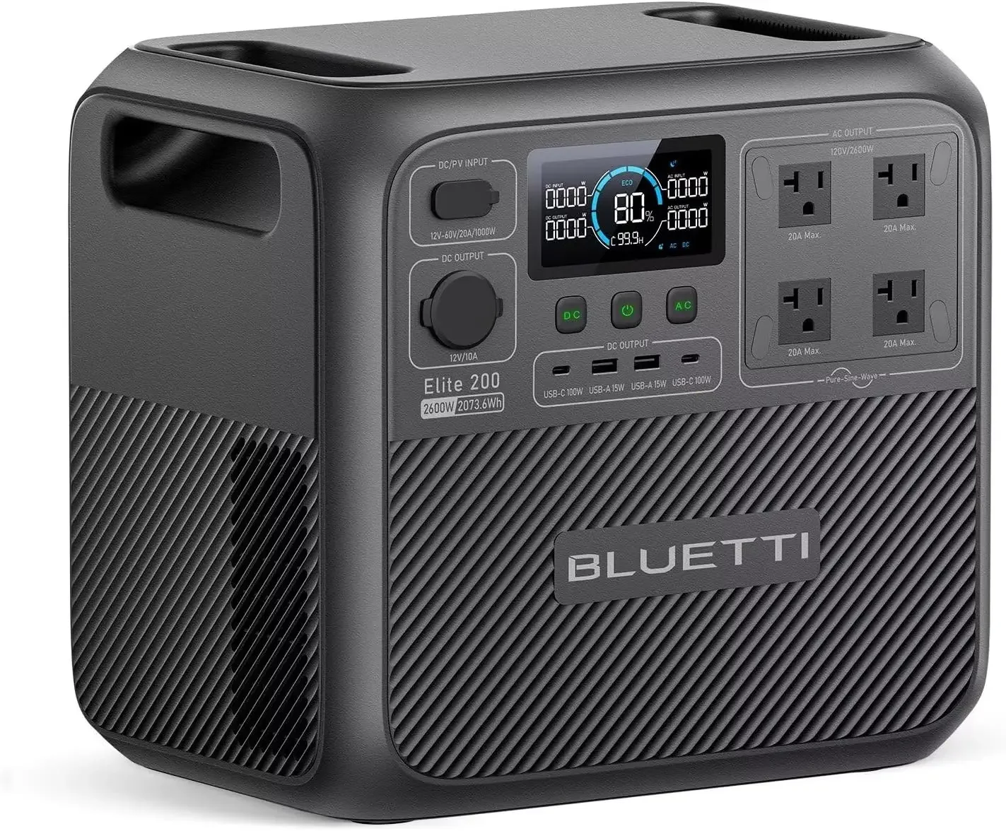 Outdoor Power Wire - 블루티 엘리트 200 V2 휴대용 파워스테이션,