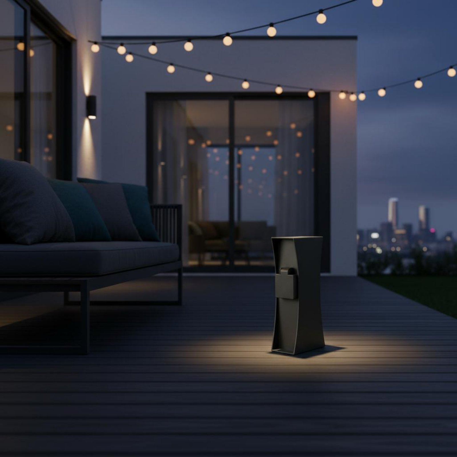 Outdoor Power Pedestal - 야외 전원 콘센트 기둥 간편 설치