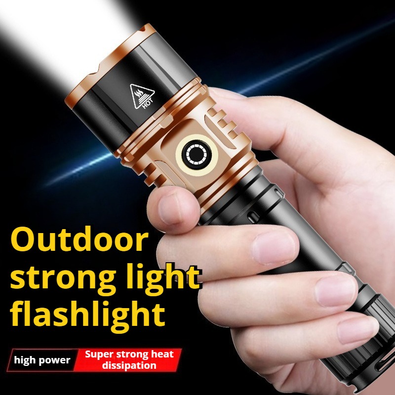 Outdoor Power For Lights - 강력한 조명 고출력 LED 손전등 타입-C