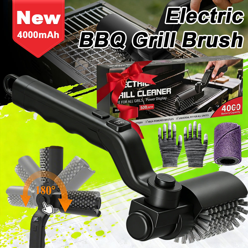 Outdoor Power Brush - 전기 그릴 브러쉬 청소용 BBQ 클리너