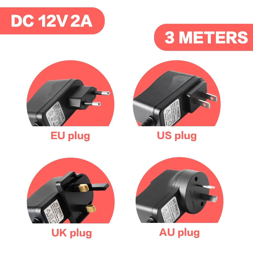 DC 12V 2A 3 미터 길이 전원 공급 장치 어댑터 - Outdoor Power Supply 12V 리뷰 및 가격