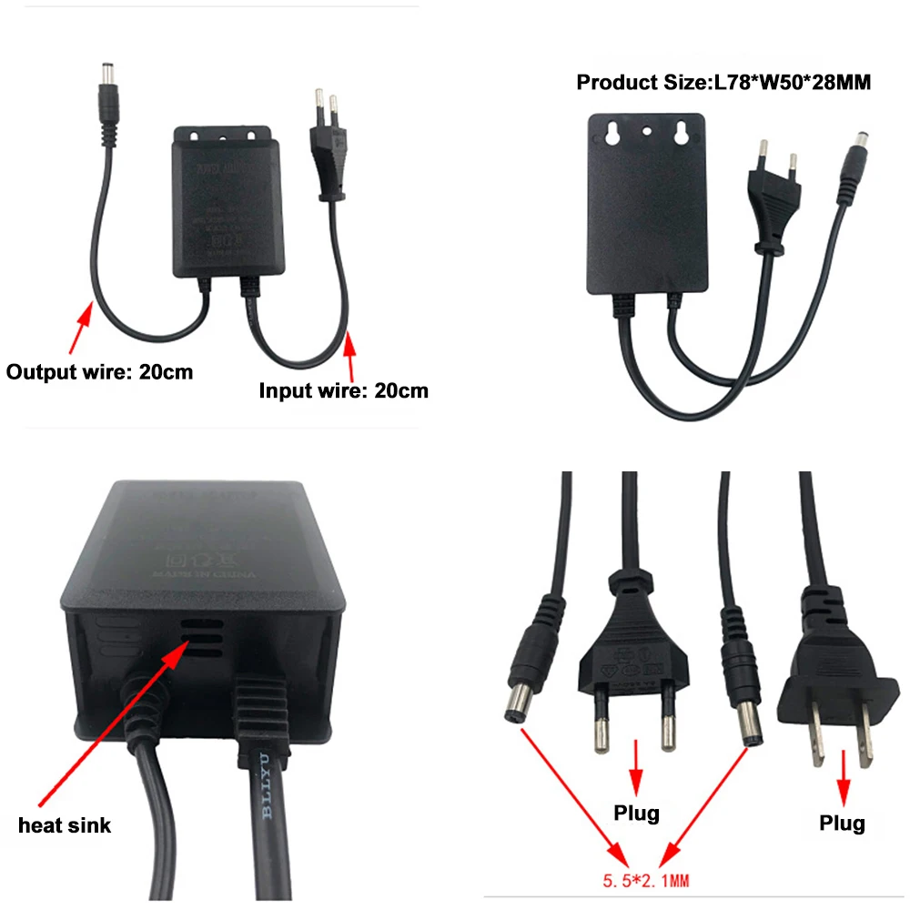 실외 AC 100-240V 입력 DC 12V 2A 출력 - Outdoor Power Supply 12V 리뷰 및 가격