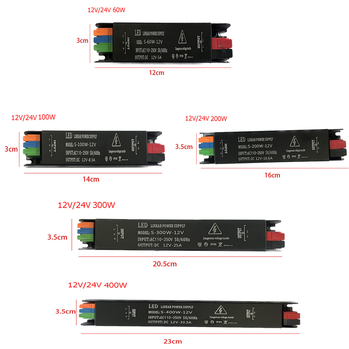 LED 스위칭 전원 공급 어댑터, 초박형 조명 변압기  - Outdoor Power Supply 12V 리뷰 및 가격