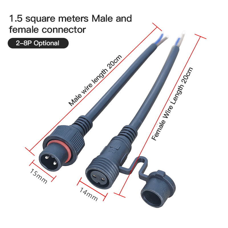 암수 익스텐션 와이어 커넥터, 사각 플러그 버트 코드, - Outdoor Power Extension 리뷰 및 가격