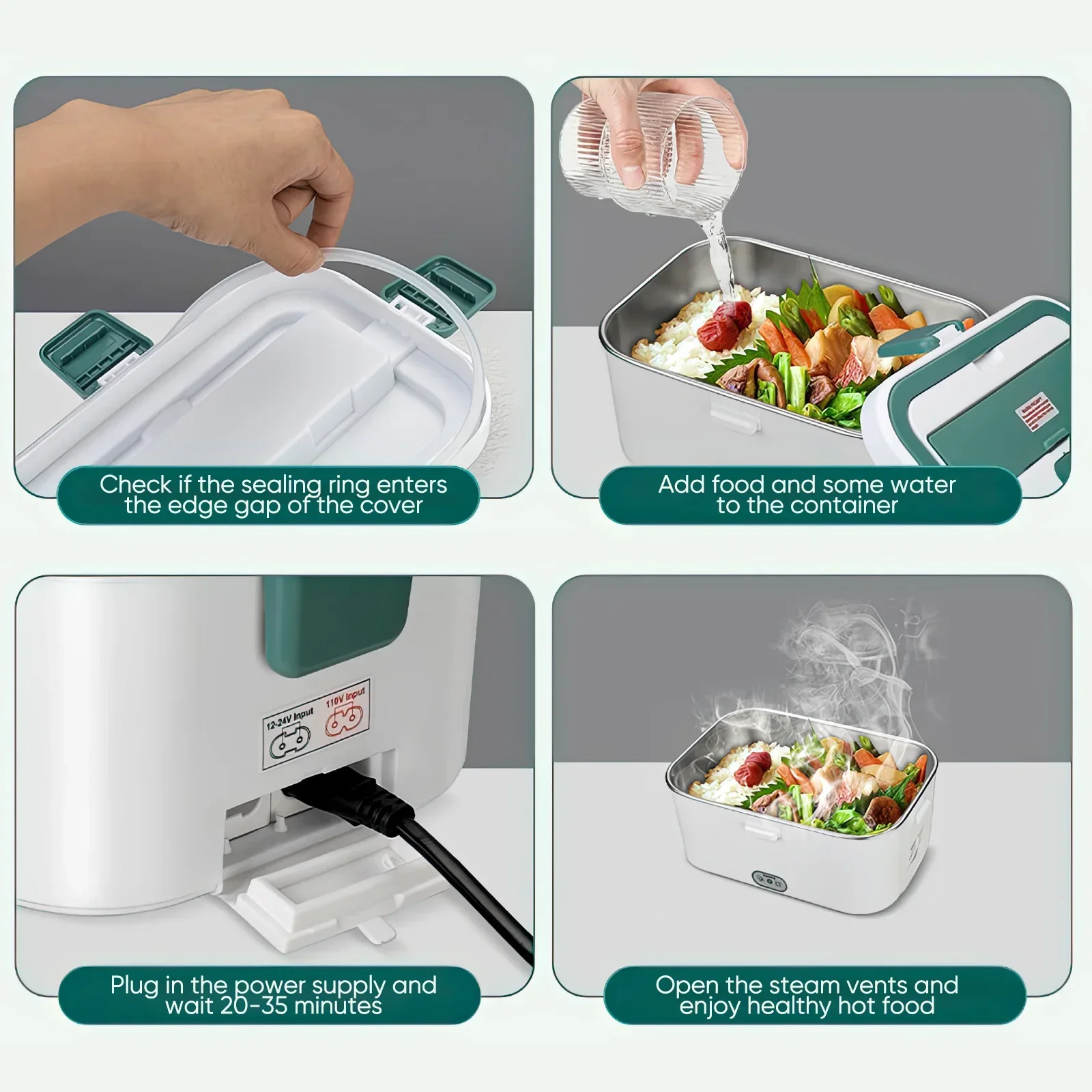 전기 도시락 상자 식품 워머 1.8L 80W 야외 캠핑 - Outdoor Power Pedestal 리뷰 및 가격
