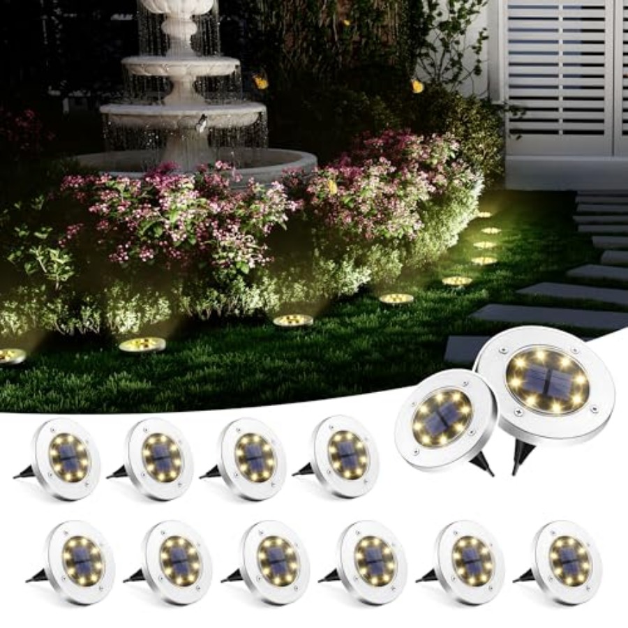 태양광 지상등 태양광 조명 야외 방수 8 LED 태양열 - Outdoor Power For Lights 리뷰 및 가격